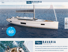 Tablet Screenshot of bavaria-yachts.ru